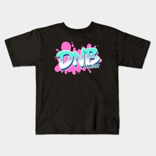 DNB - Junglist Splat (Pink) Kids T-Shirt